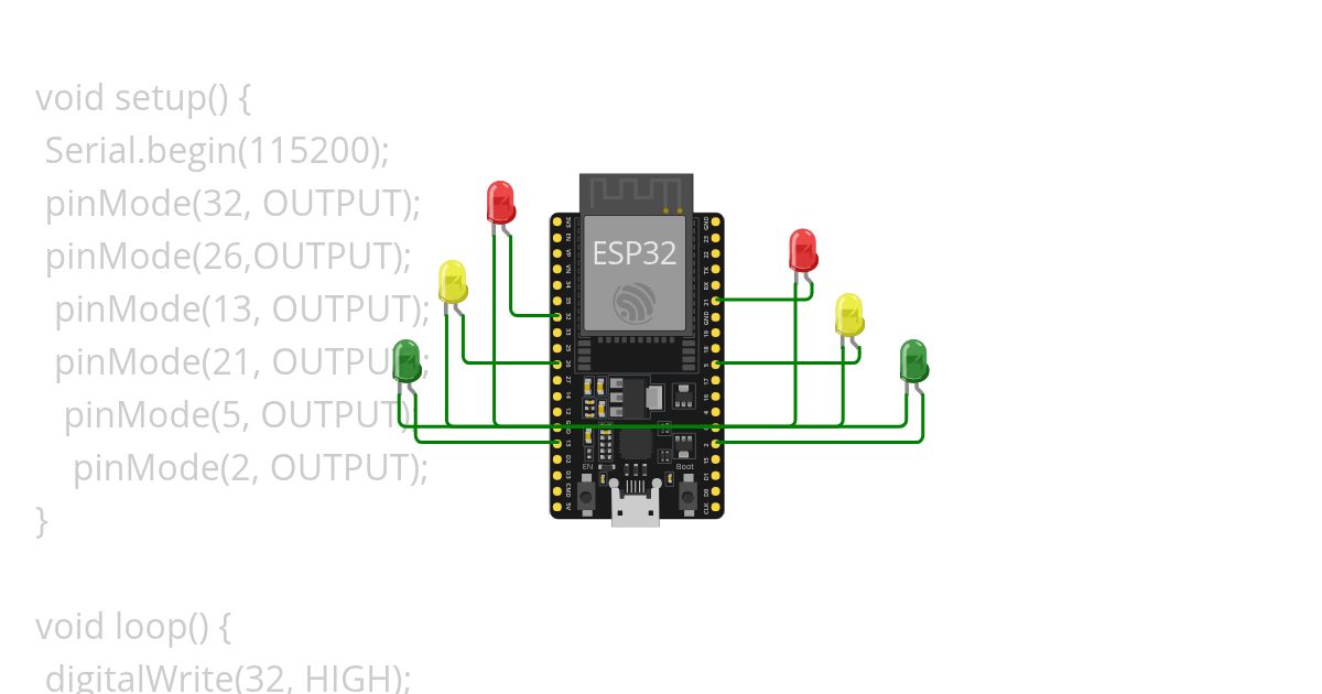 traffic light dubble simulation