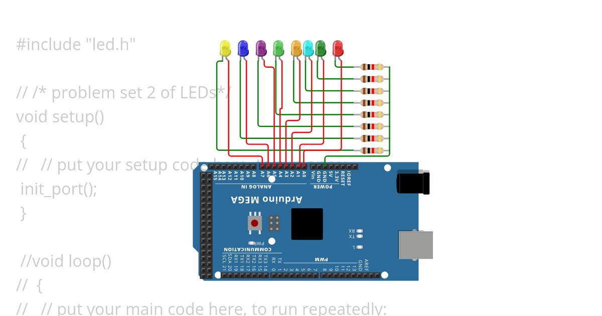 led control programming   simulation