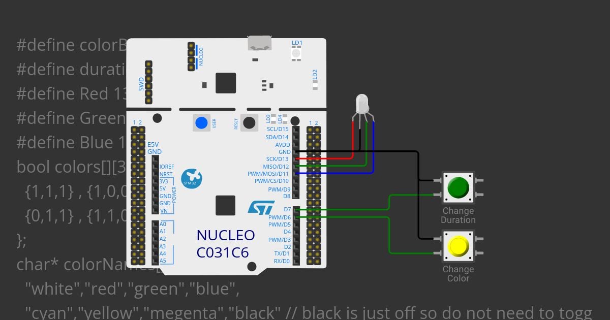 RGB LED Color and Delay Change using Interrupts - Template Copy