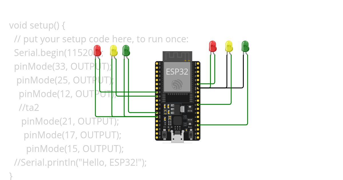 series traffic light simulation