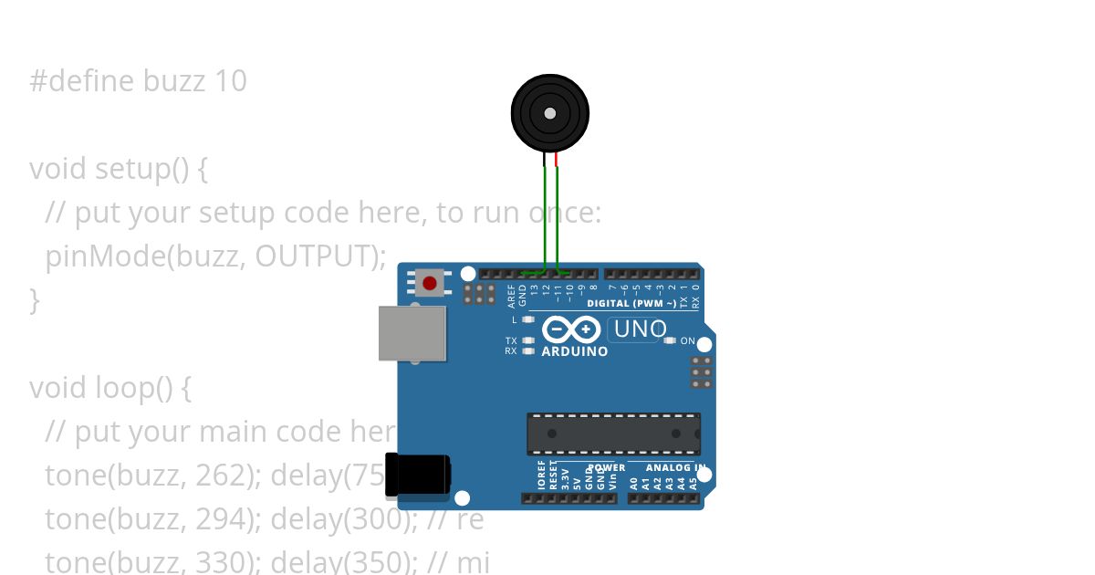 Project Buzzer Beginner simulation