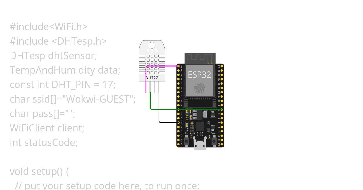 dht sensor  simulation