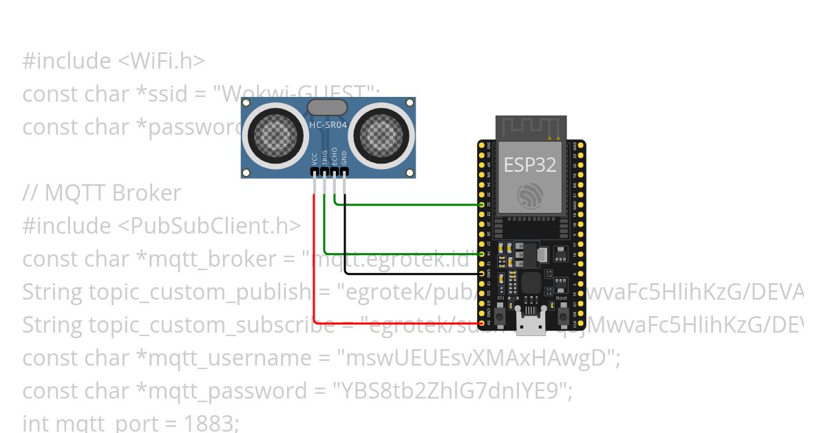ESP32 Ultra MQTT simulation