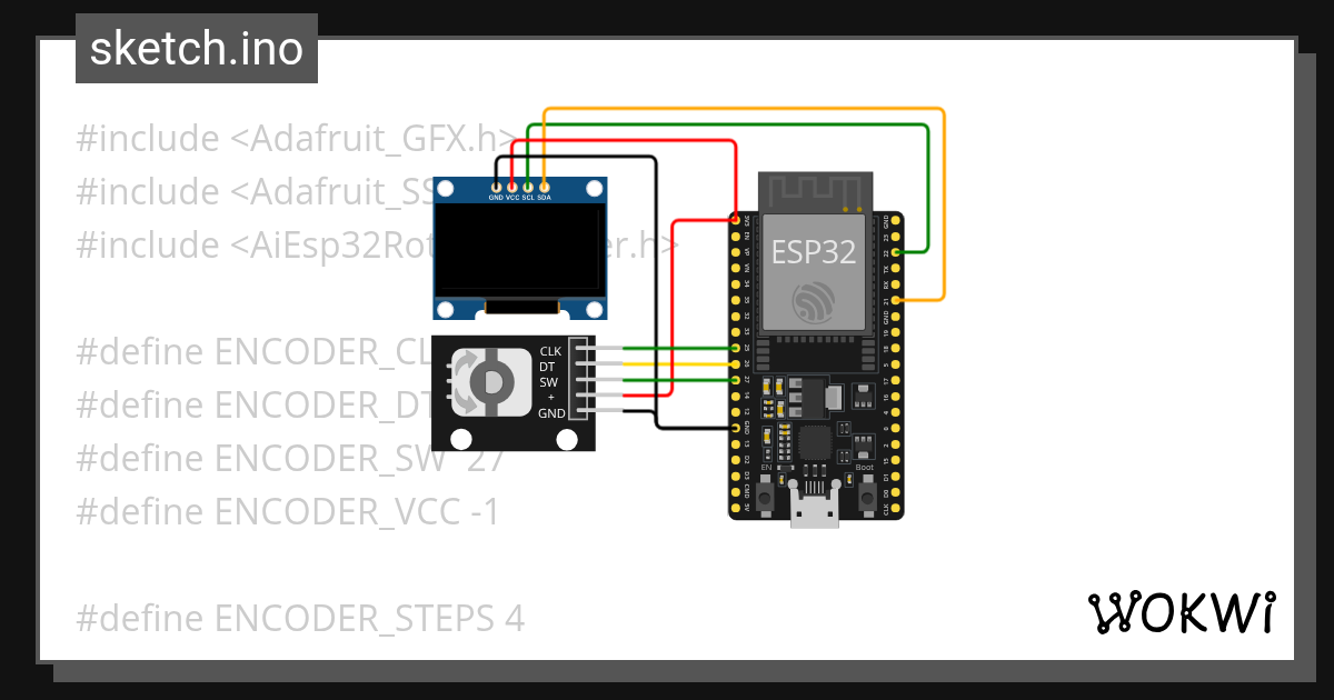 Oled Menu v4 Copy - Wokwi ESP32, STM32, Arduino Simulator
