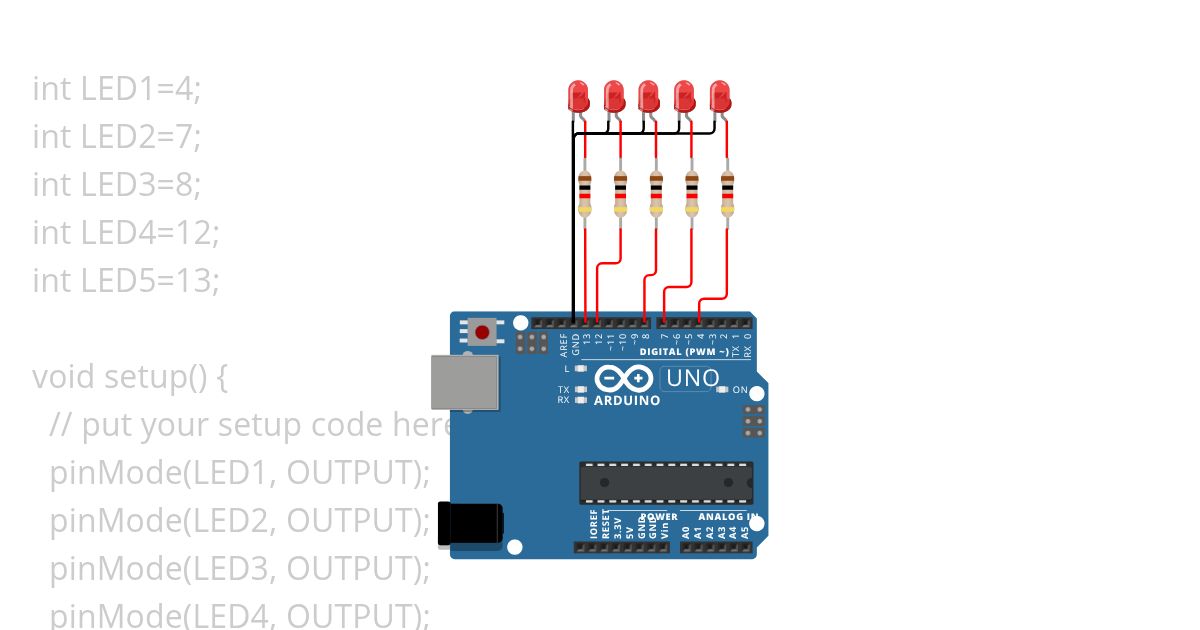 KnightRider simulation