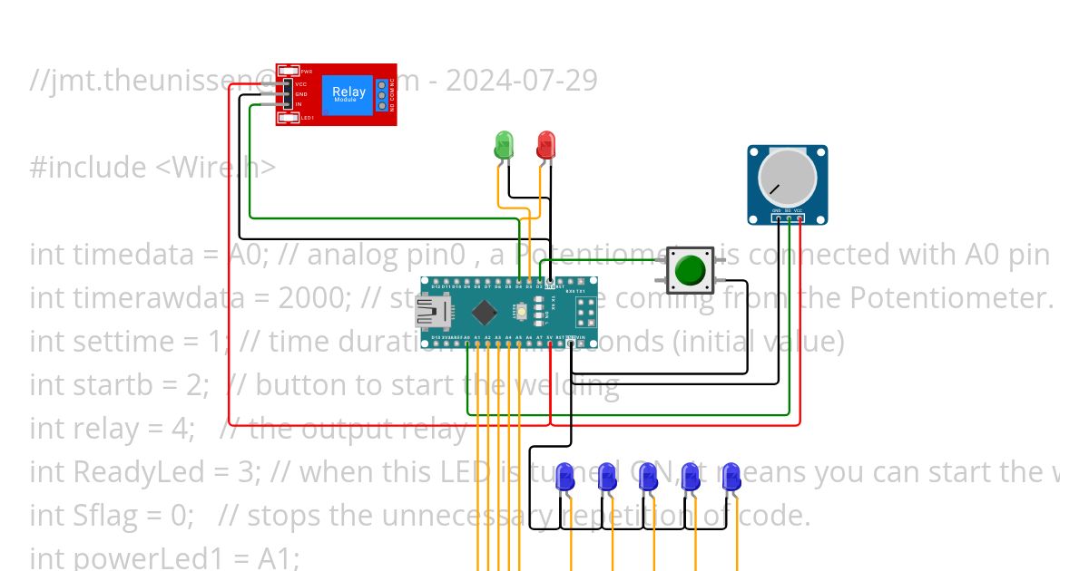 spot welder JT No display simulation