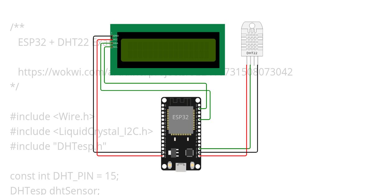 X DHT LCD simulation
