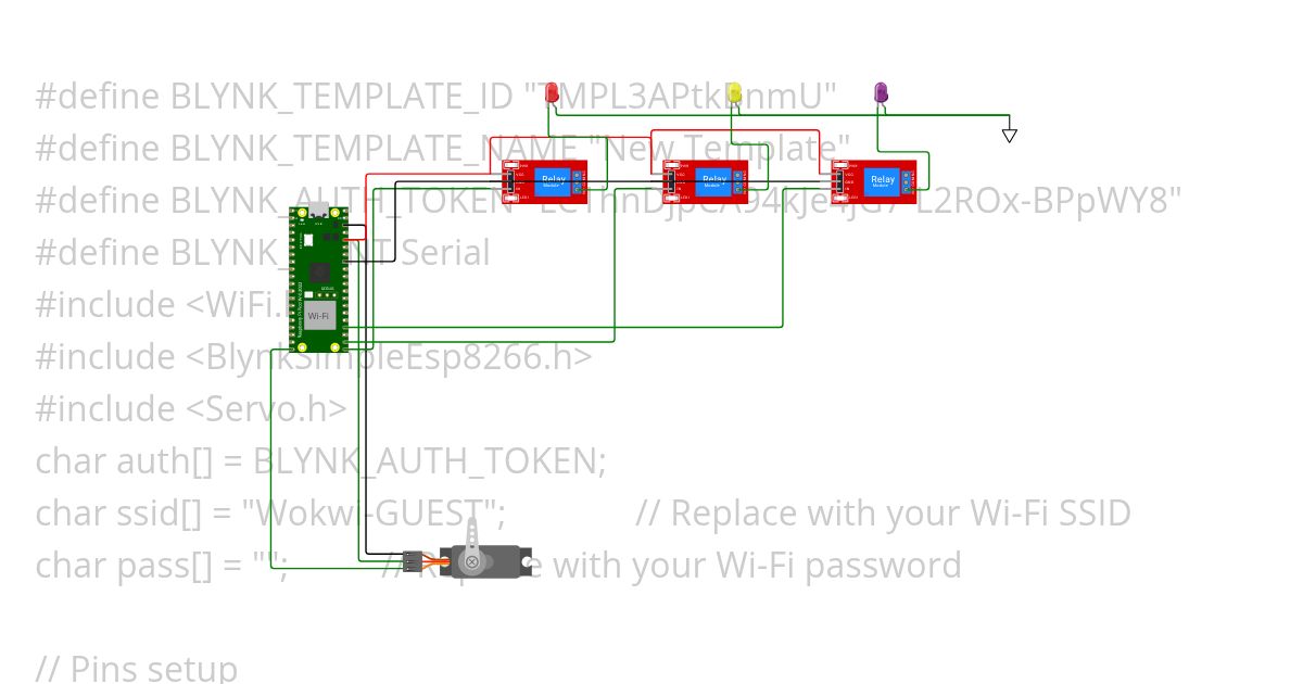 Raspberry projecto simulation