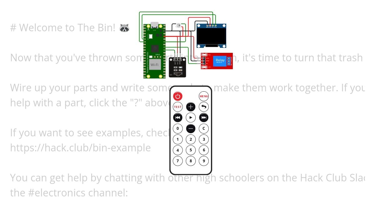 Bin Project - Remote Control Light simulation