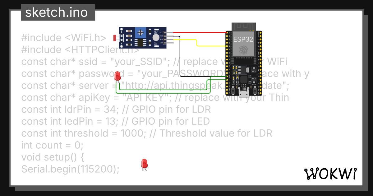 Project 1 wokwi esp32 stm32 arduino simulator