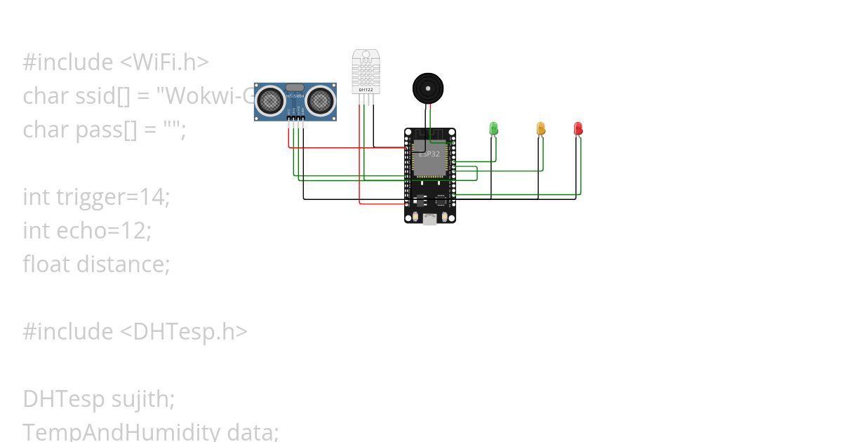 DHT22 with WIFI simulation