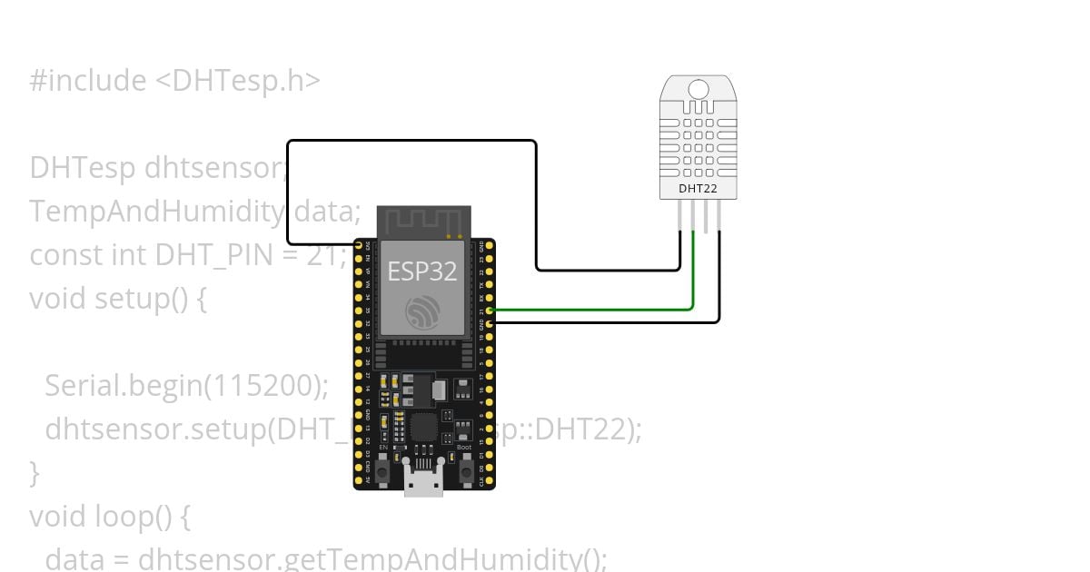 DHT SENSOR simulation