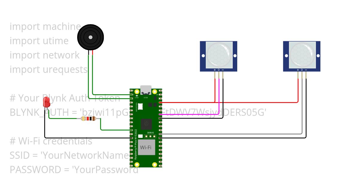 Home automation : Theft system simulation