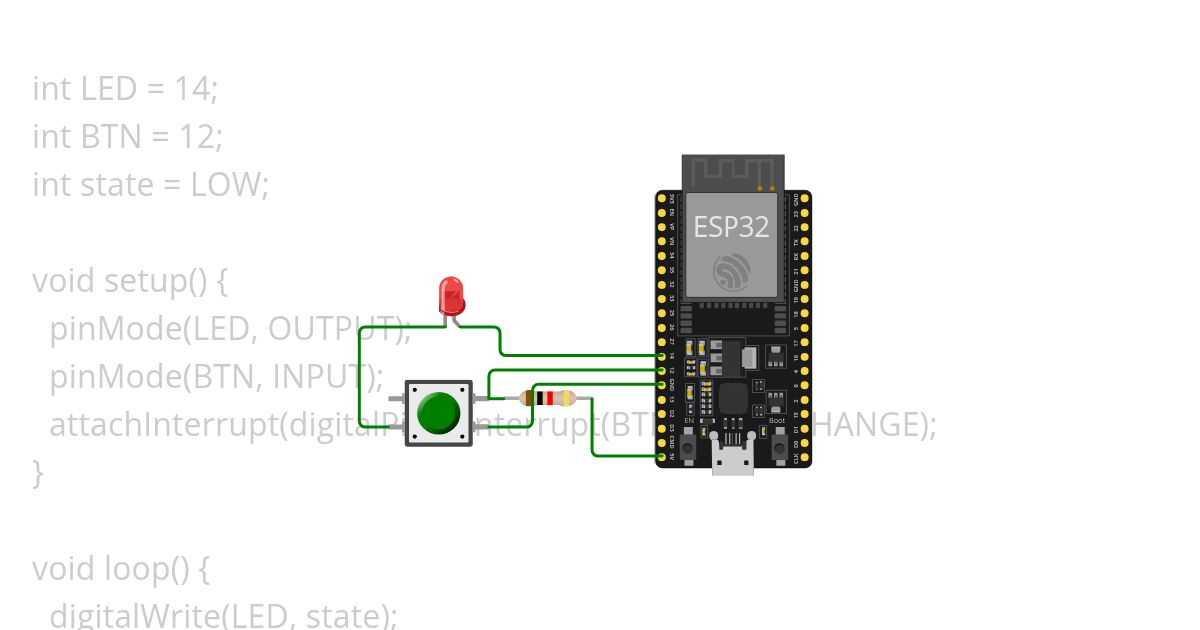 attachInterrupt simulation