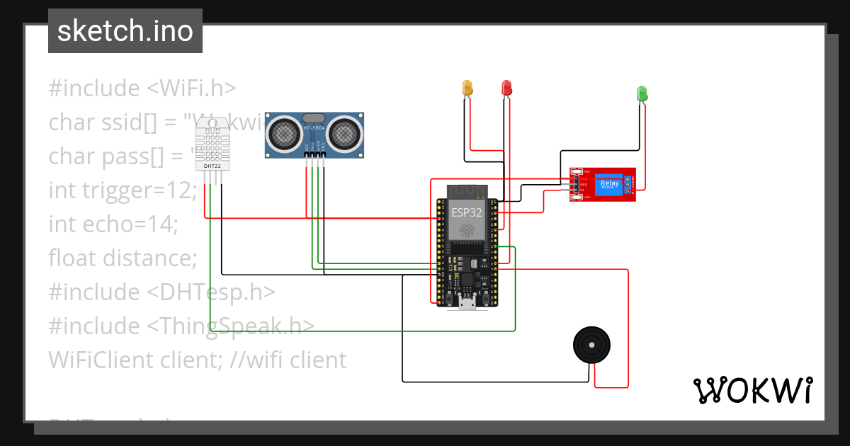 relay module - Wokwi ESP32, STM32, Arduino Simulator