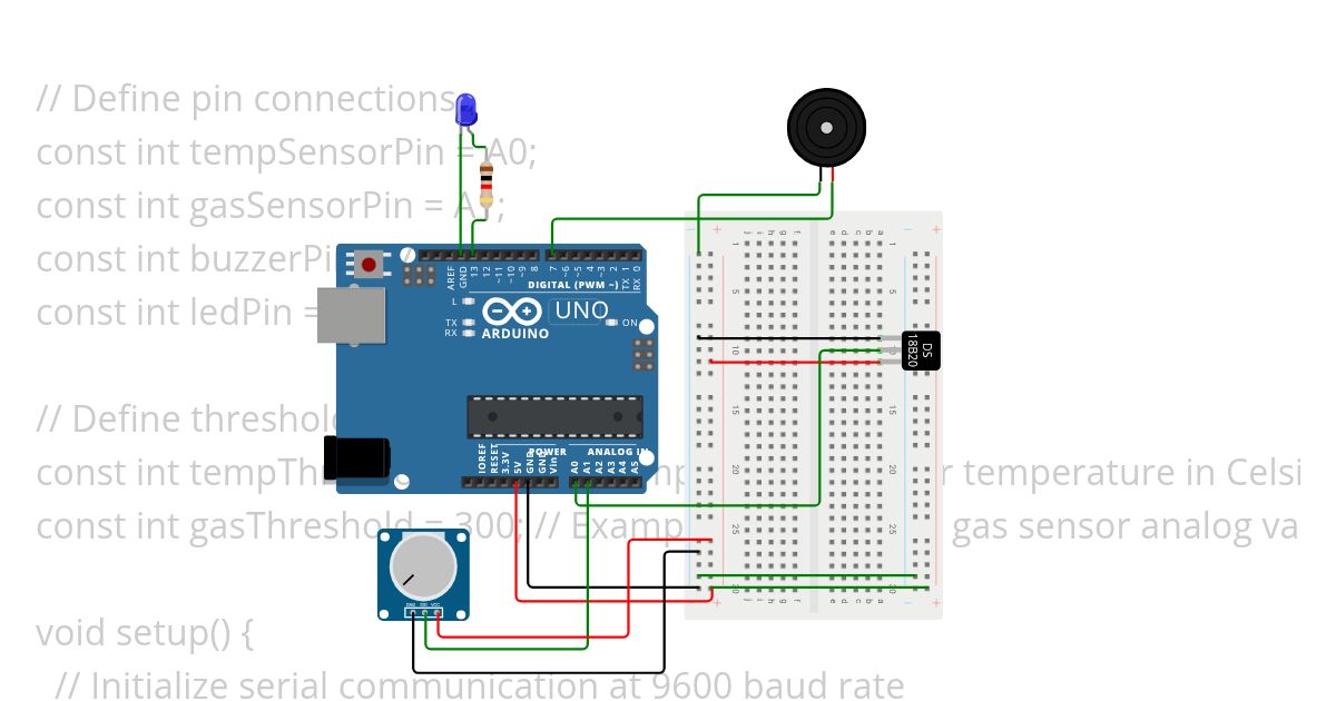 fire alarm system simulation