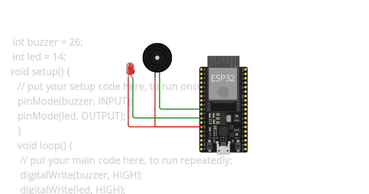 Sample Buzzer simulation