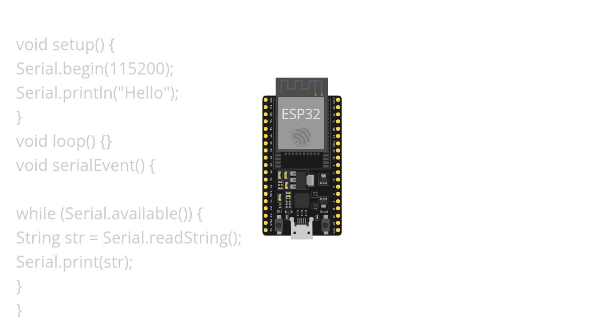 serial read string simulation