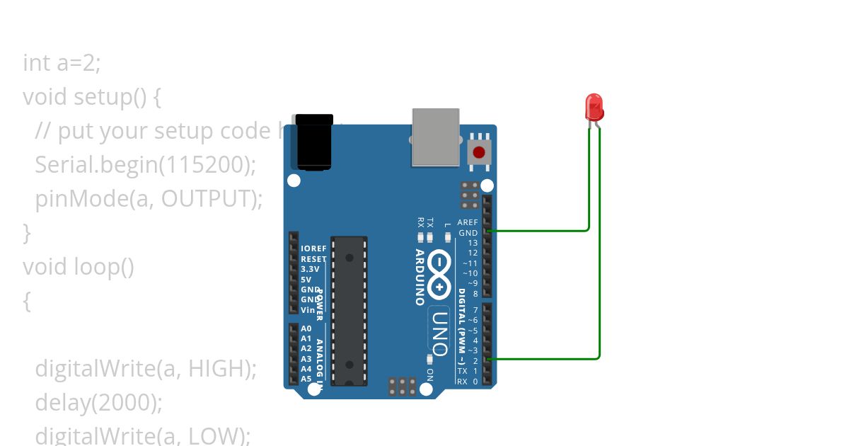 Arduino led -TPTC simulation