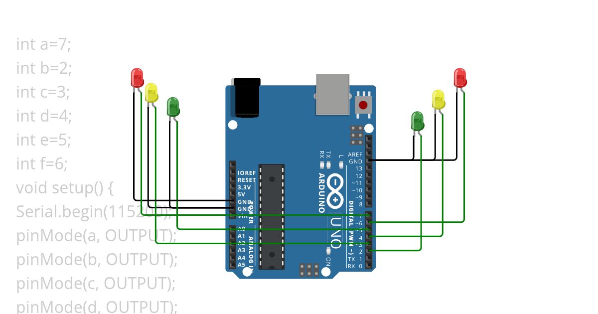 Arduino Traffic -TPTC simulation