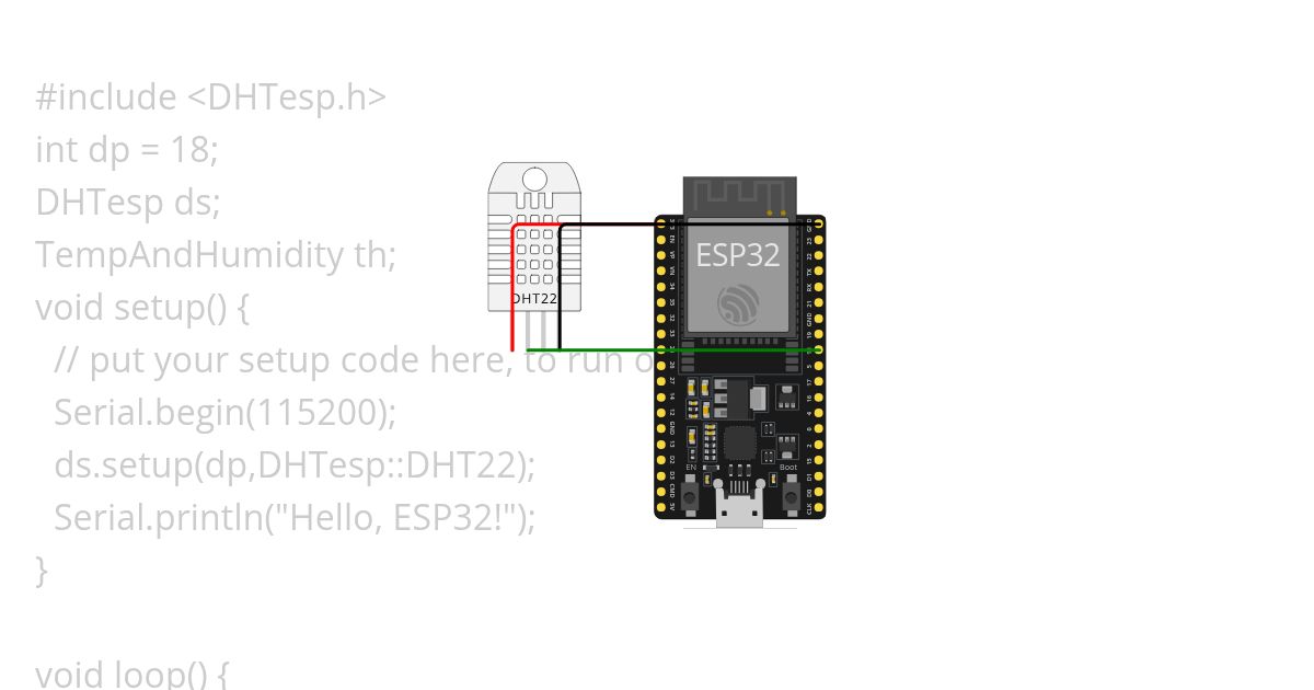 DHT sensor simulation