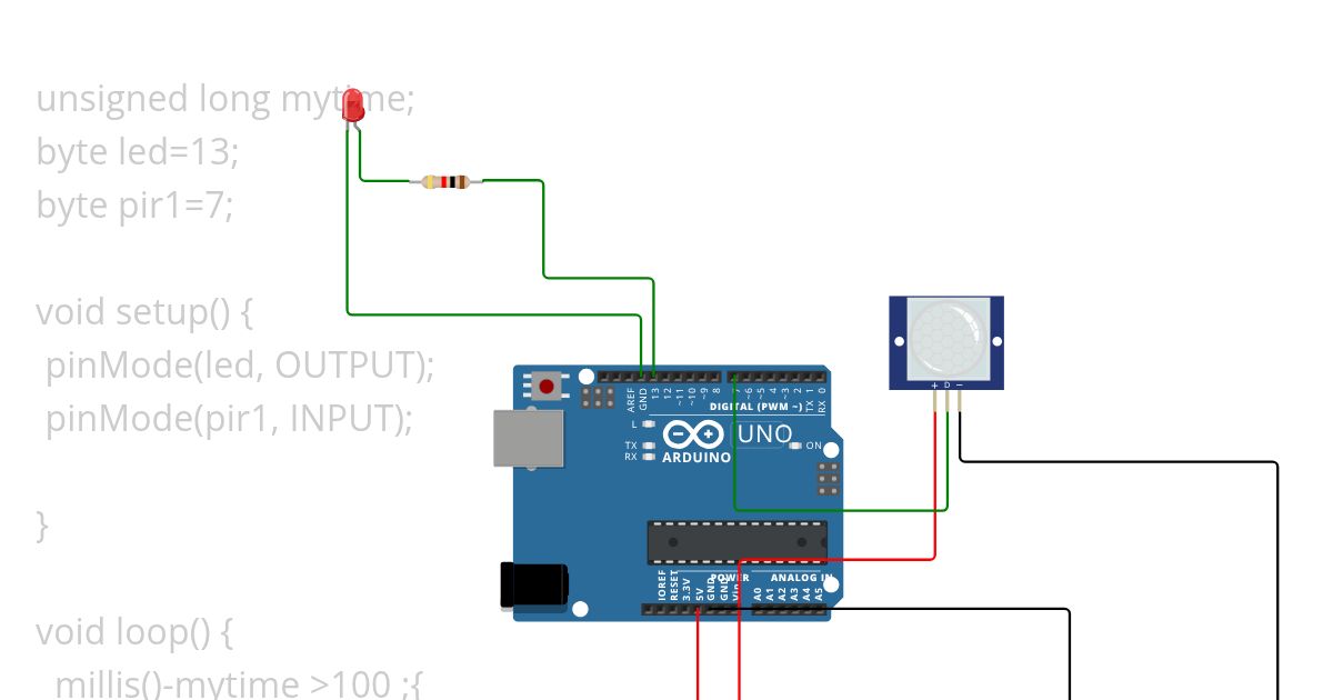 pir signal capture simulation