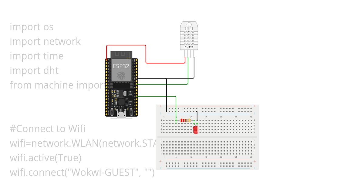 DHT22 (IoT) simulation