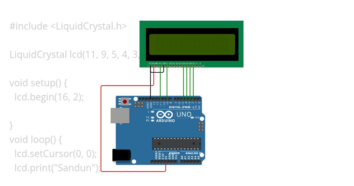 LCD simulation
