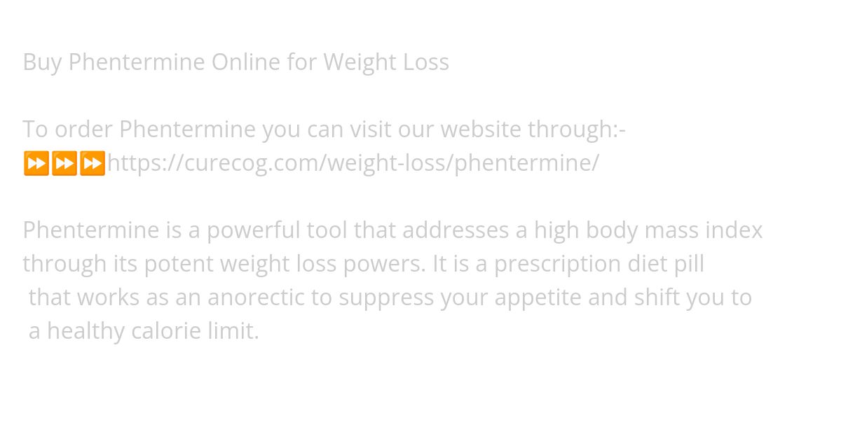 Buy Phentermine Online for Weight Loss simulation