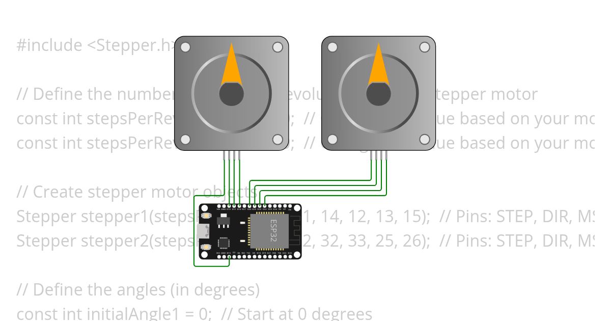2 stepper motor control Copy simulation