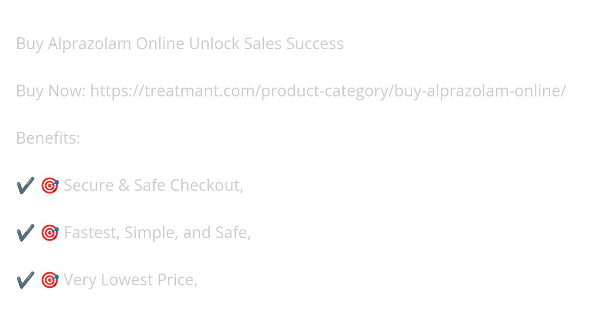 Buy Alprazolam Online Unlock Sales Succes simulation