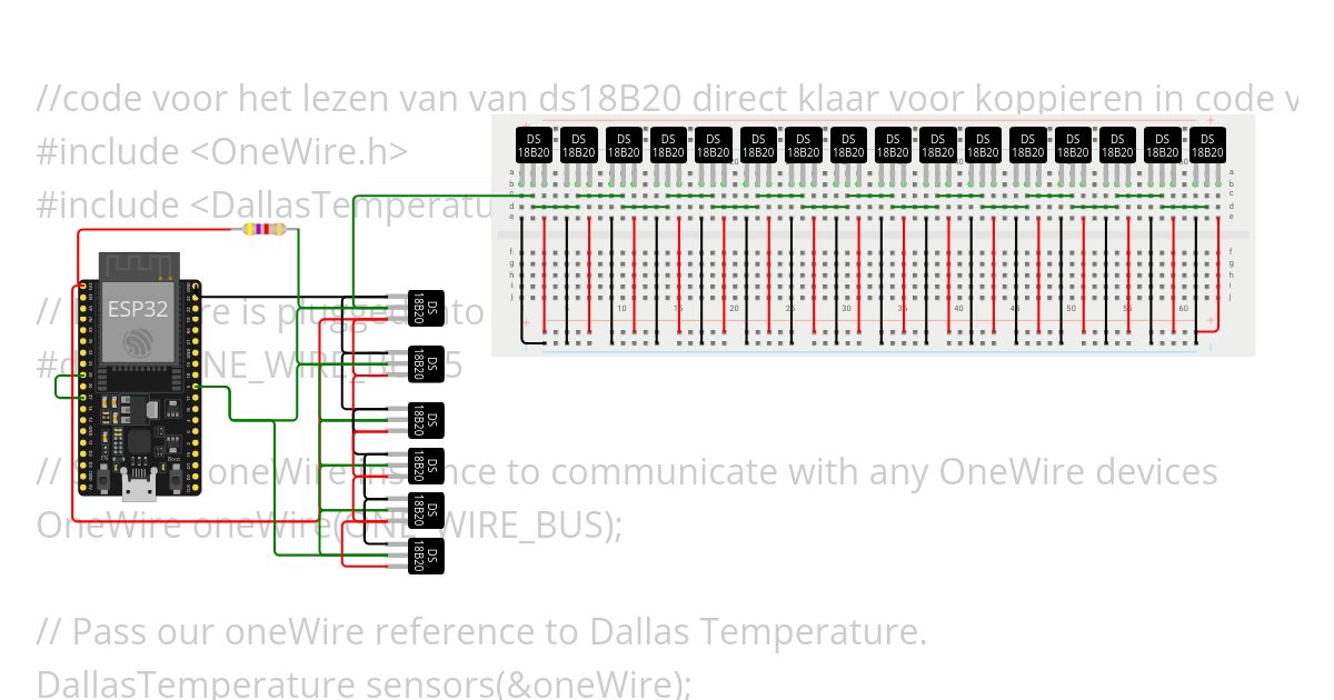 ds18b20 addres reader simulation