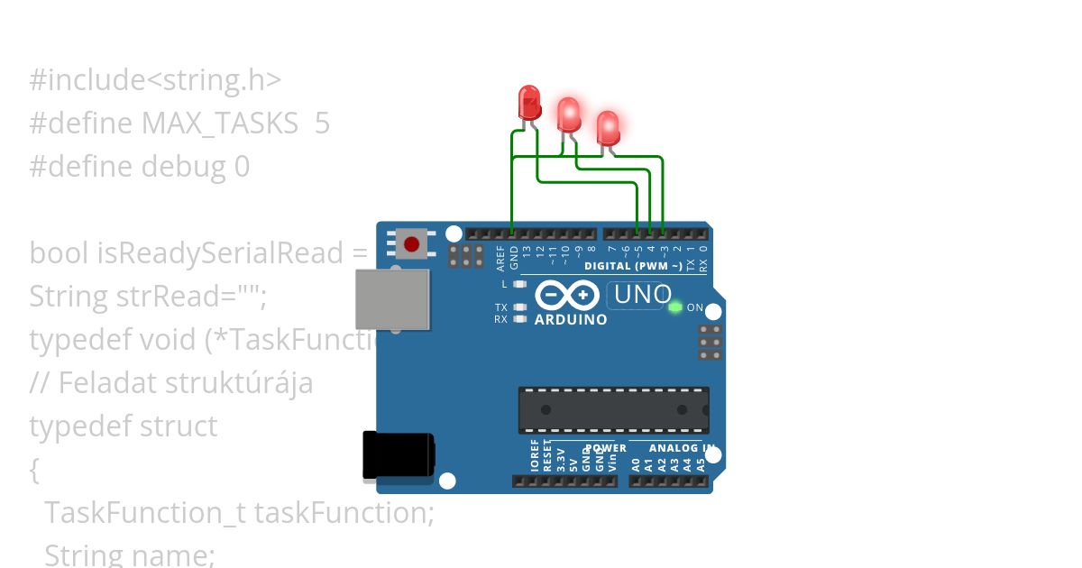 RTOS_taskSerialPort simulation