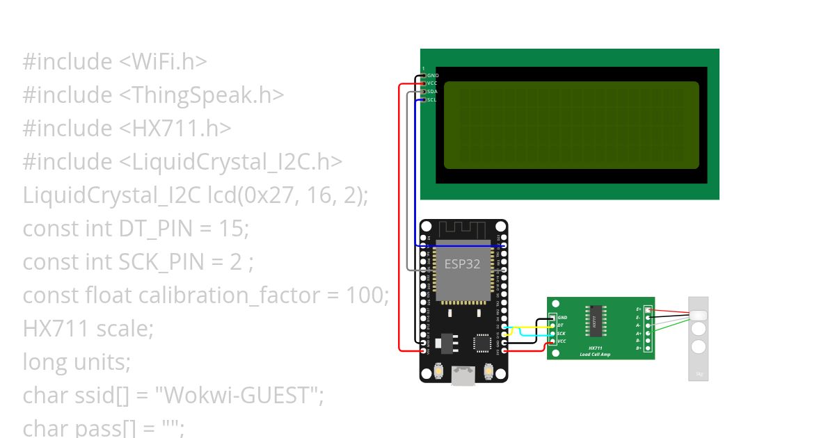 weight monitoring project simulation