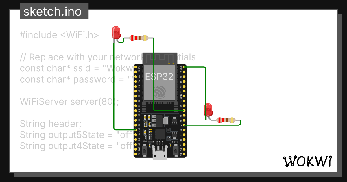 Wokwi online esp32 stm32 arduino simulator