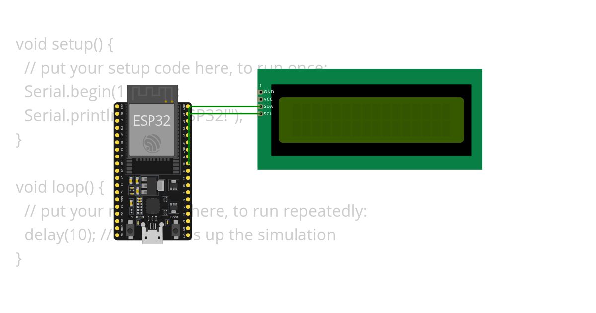 LCD Display simulation
