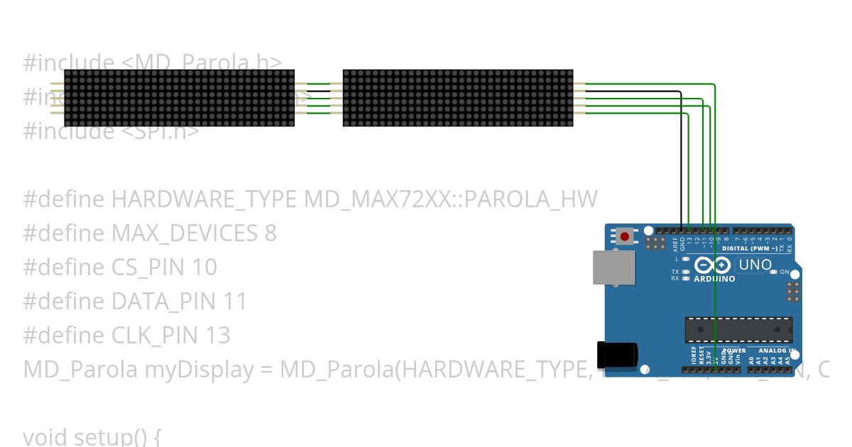 Project Running Text Justin 2 simulation