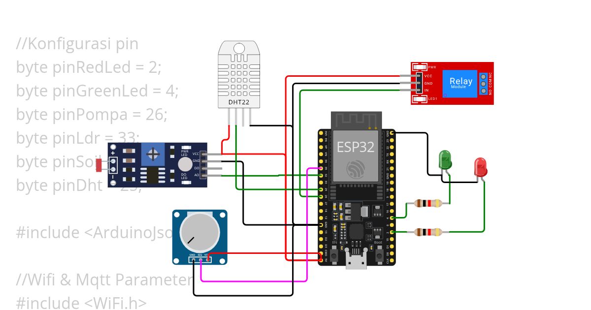 ESP32 farming Copy simulation