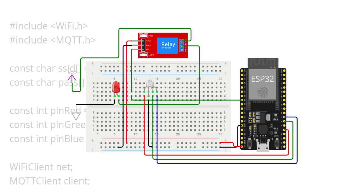 Relay pada RGB Copy simulation