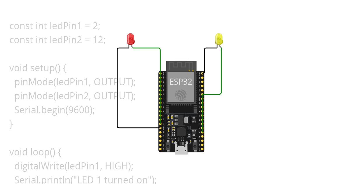 SD Double LED simulation