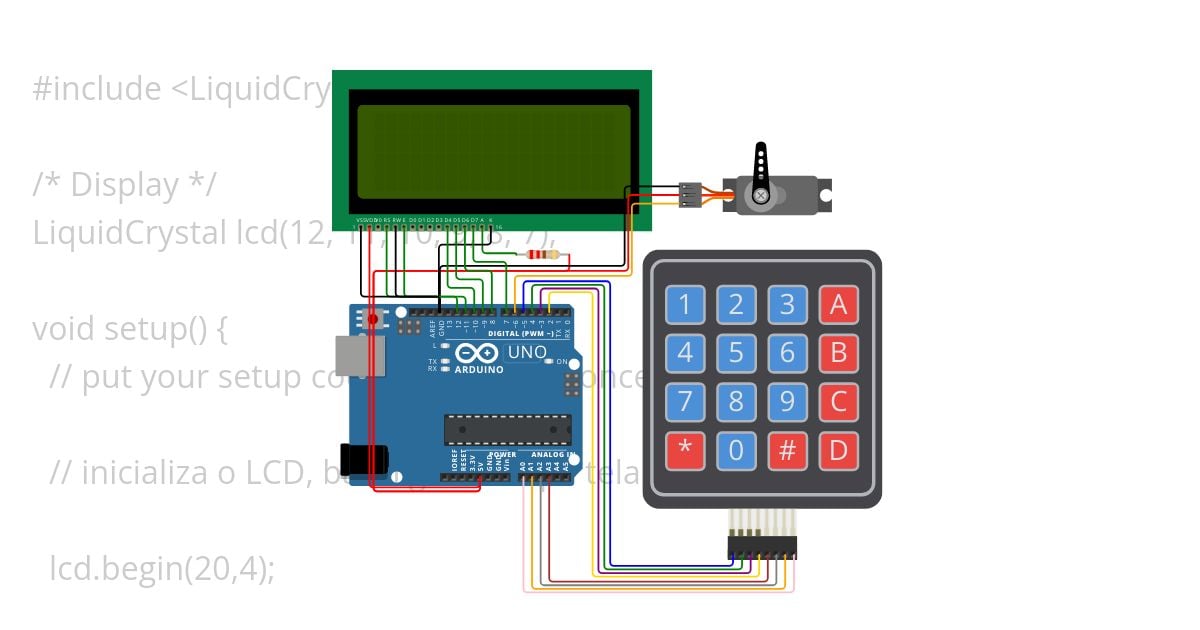 UNO-LCD simulation