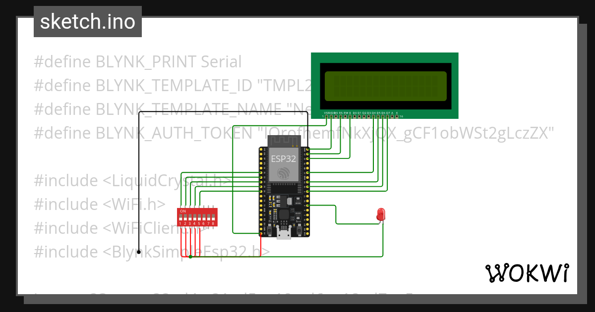 Water level Detector with ESP32 - Wokwi ESP32, STM32, Arduino Simulator