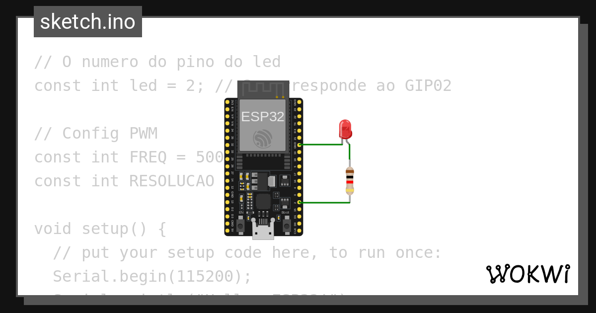 Wokwi online esp32 stm32 arduino simulator
