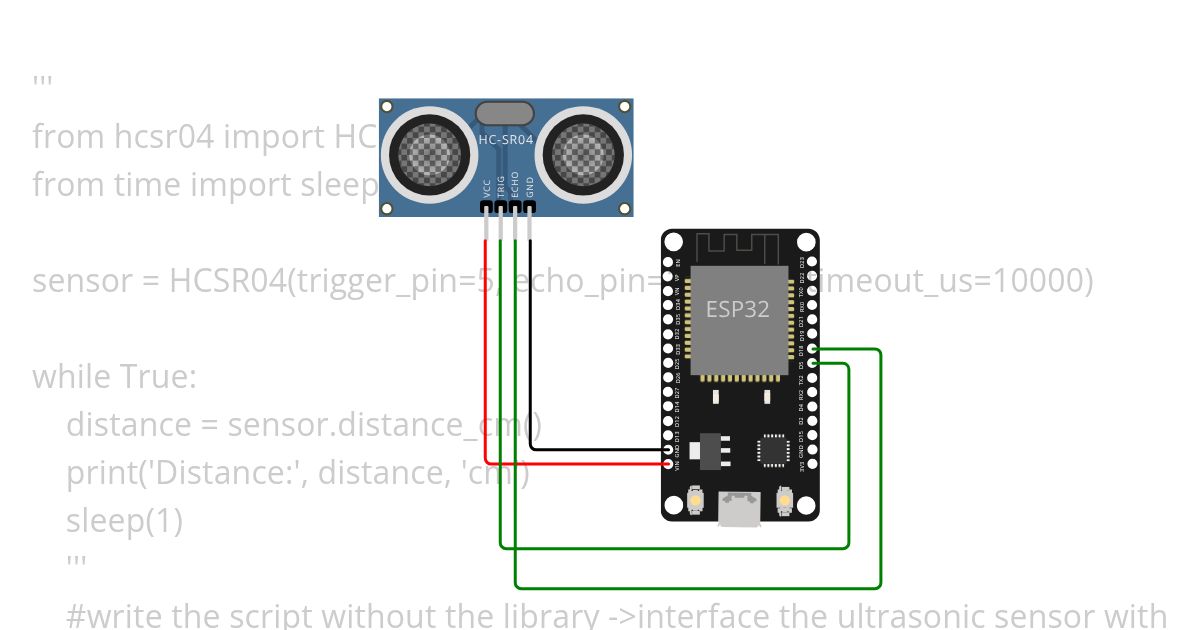 Ultrasonic sensor .py Copy simulation