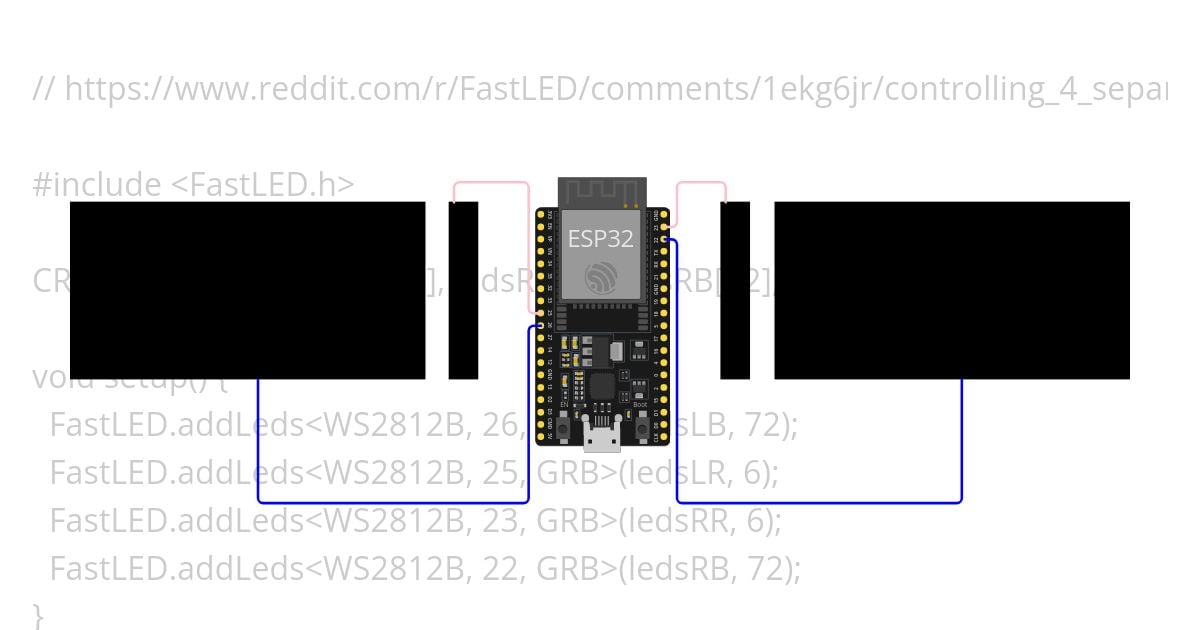 FastLED_MagicManMatt1_ESP32 simulation