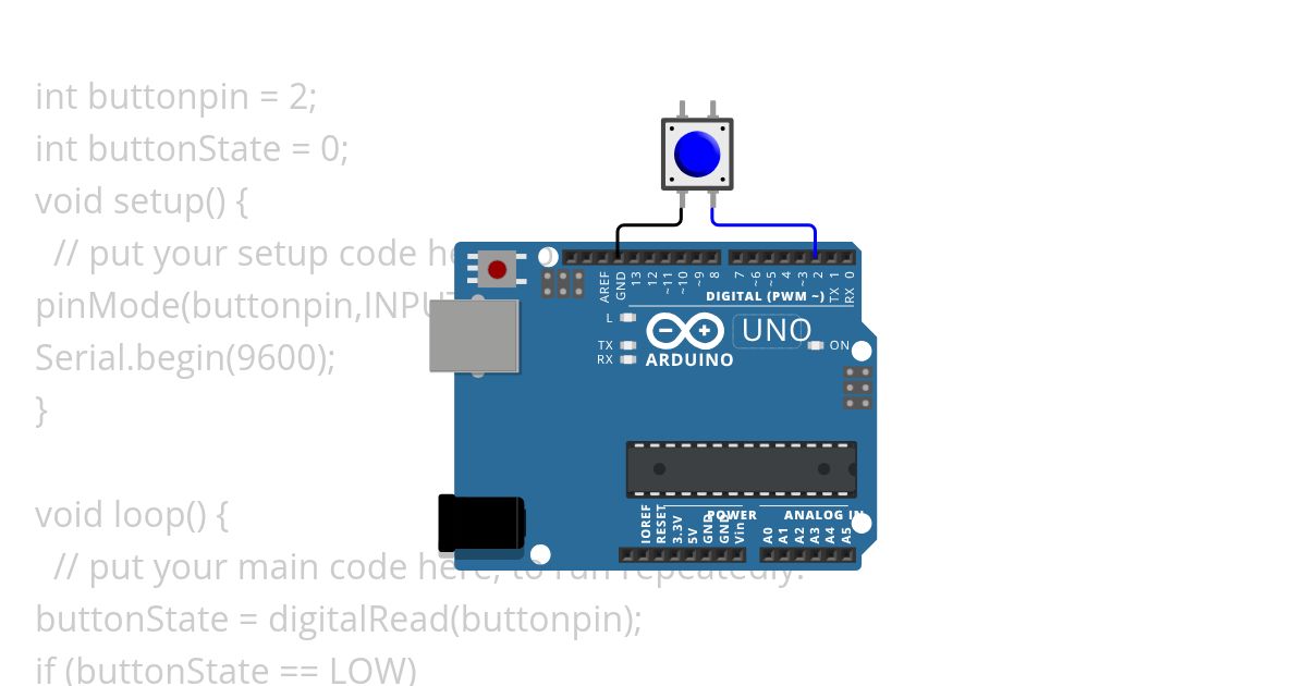 Push button simulation