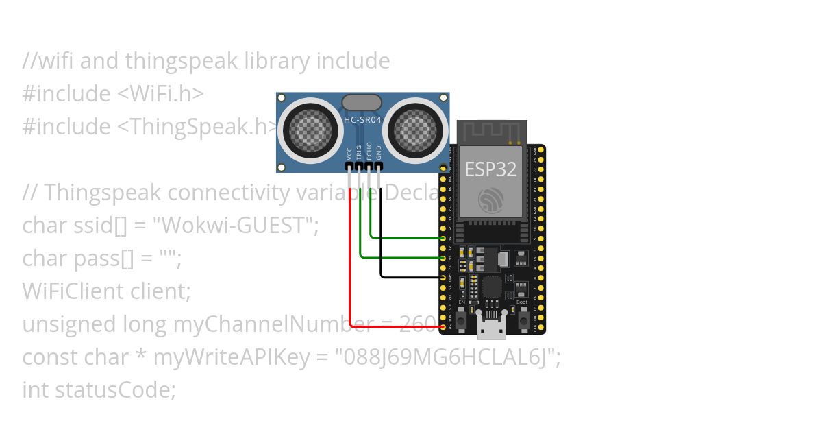 ultrasonic distance sensor 9/8/24 simulation