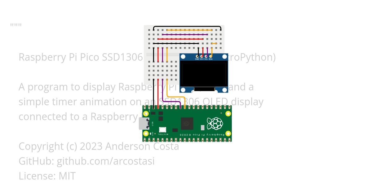 SSD1306 with MicroPython Large Font simulation