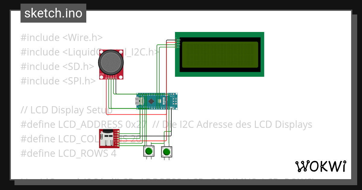 Nano_Zeitnahme - Wokwi ESP32, STM32, Arduino Simulator image.