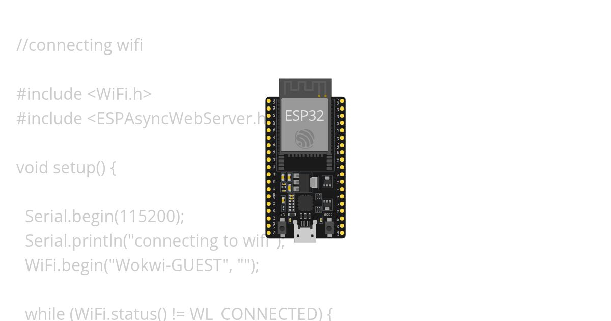connect wifi simulation
